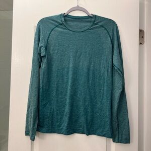 Lululemon Men’s Metal Vent Teal Long Sleeve Athletic Top